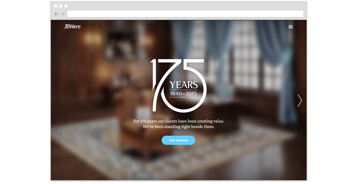 JBWere: 175 Years Microsite