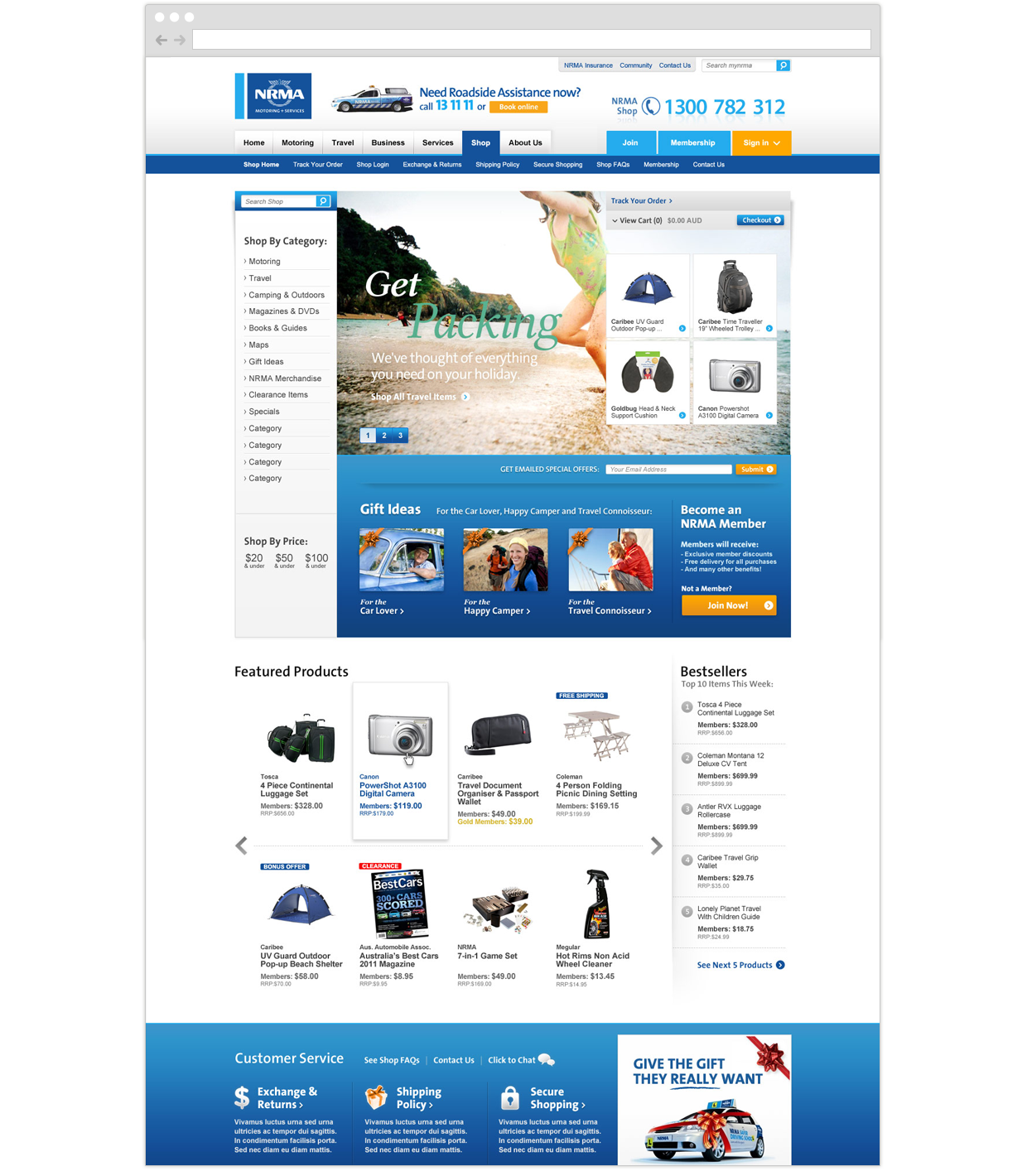 NRMA Online Shop