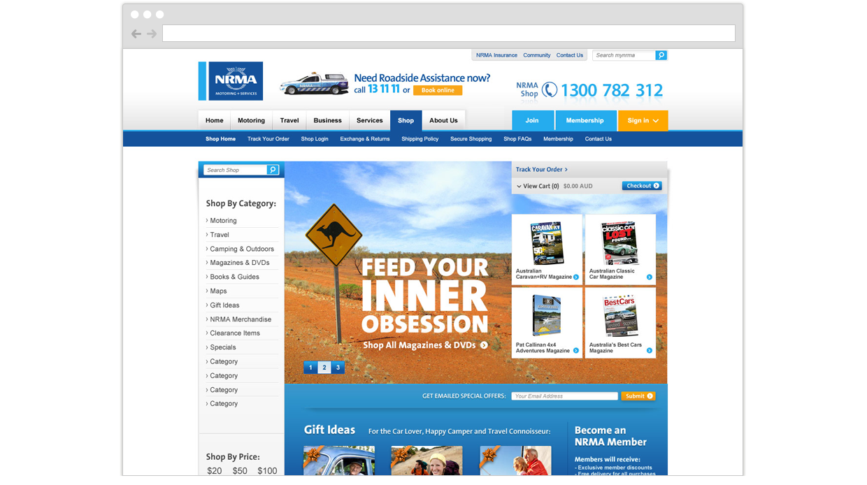 NRMA Online Shop